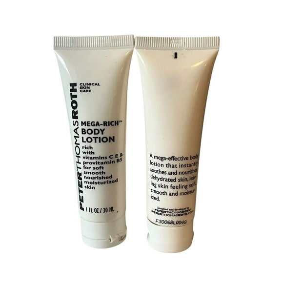 Peter Thomas Roth Mega Rich Body Lotion 1oz New Lot of 5 - Picture 2 of 2